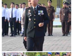 Polres Nias Selatan Gelar Upacara HUT Bhayangkara ke-78 dengan Semarak