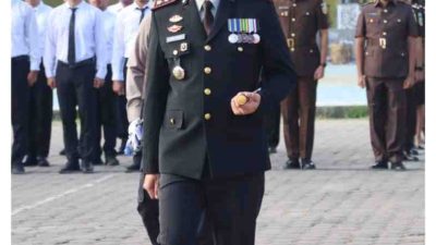 Polres Nias Selatan Gelar Upacara HUT Bhayangkara ke-78 dengan Semarak