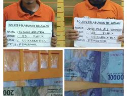 Polres Pelabuhan Belawan Bekuk Dua Pengedar Narkoba di Titi Papan