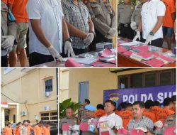 Polres Labuhanbatu Selatan Gelar Press Release Ungkap Kasus Narkotika