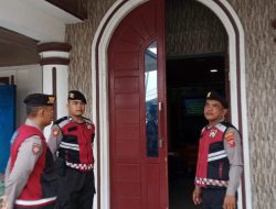 Patroli Sat Samapta Polres Batu Bara Amankan Ibadah di Gereja, Antisipasi 3C dan Kejahatan Lainnya