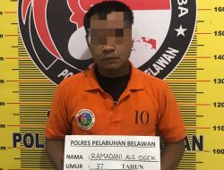 Sat Narkoba Polres Pelabuhan Belawan Berhasil Tangkap Pengedar Narkoba di Jalan Jala