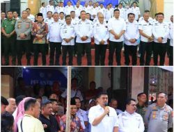 Wakapolres Labuhanbatu Hadiri Pelantikan Pengurus DPC APDESI Kabupaten Labuhanbatu
