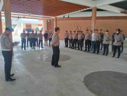 Apel Persiapan Pengamanan Safari Dakwah dan Tablikh Akbar di Polsek Indrapura, Polres Batu Bara