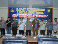 Persiapan Pilkada 2024: Polres Tanah Karo dan Instansi Terkait Gelar Rapat Koordinasi Lintas Sektoral Ops Mantap Praja Toba 2024