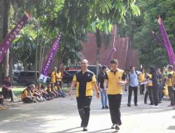 Kapolres Langkat Pantau dan Ikuti Kegiatan Kesamaptaan Jasmani Berkala