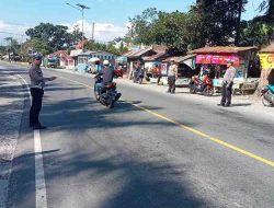 Sat Lantas Polres Simalungun Gelar Pengaturan Lalulintas Sore Hari, Tekan Pelanggaran dan Kecelakaan