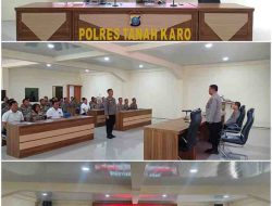 Polres Tanah Karo Mantapkan Persiapan Pengamanan Pilkada 2024 Melalui Latihan Pra Operasi