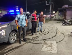 Polsek Labuhan Ruku Giat Patroli Malam, Jamin Keamanan Masyarakat di Tanjung Tiram dan Sekitarnya