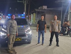 Polsek Labuhan Ruku Gelar Patroli Malam, Pastikan Keamanan di Wilayah Hukum Polres Batu Bara