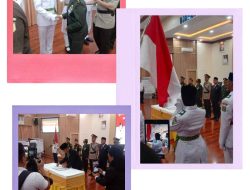 Kasat Samapta Polres Simalungun Hadiri Pengukuhan Pasukan Pengibar Bendera Pusaka di Balai Harungguan Djabanten Damanik