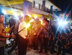 Kegiatan Pawai Taptu dan Ziarah Makam Pejuang Meriahkan Peringatan HUT ke-79 Kemerdekaan RI di Batu Bara