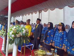 Peringati HUT RI ke-79, Kecamatan Hamparan Perak Gelar Upacara di Lapangan Tandan Hilir 2
