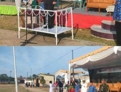 Upacara Penurunan Bendera Merah Putih di Medang Deras Berlangsung Khidmat