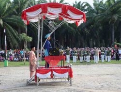 Upacara Penurunan Bendera Merah Putih Peringati HUT RI ke-79 di Serdang Bedagai Berlangsung Khidmat