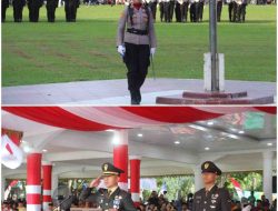 Ipda Made Intan Isaka Sri Maharani Terpilih sebagai Komandan Upacara Penurunan Bendera HUT RI ke-79 Kabupaten Langkat