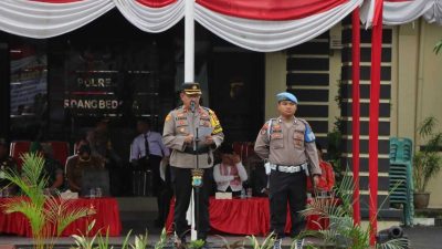 Polres Serdang Bedagai Gelar Apel Pasukan Operasi Mantap Praja Toba 2024