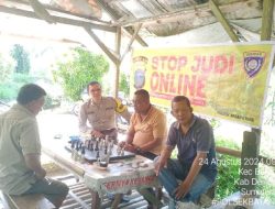 Bhabinkamtibmas Polresta Deli Serdang Edukasi Warga Tentang Bahaya Judi Online