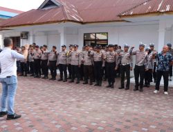 Polresta Deli Serdang Amankan Proses Pendaftaran Pasangan Calon Bupati dalam Pilkada Serentak 2024