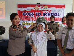 Polwan Polres Serdang Bedagai Sambut HUT ke-76 dengan Kunjungan ke Sekolah dan Aksi Sosial