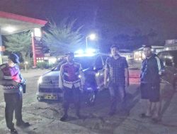 Patroli Malam Polsek Indrapura Antisipasi Balap Liar, Begal, dan Tawuran
