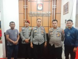 Polres Batu Bara Tingkatkan Pengamanan di Kantor KPU Kabupaten Batu Bara untuk Mendukung Proses Pemilihan