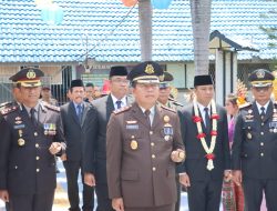 Kapolres Hadiri Upacara HUT RI di Lapas Tebing Tinggi, Sejumlah Narapidana Terima Remi