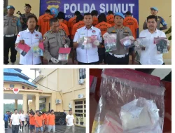 Polres Labuhanbatu Selatan Gelar Press Release: Ungkap 6 Kasus Narkotika, Tangkap 9 Tersangka