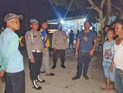 Kapolsek Indrapura Lakukan Patroli Malam untuk Antisipasi Gangguan Kamtibmas