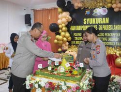 Kapolres Langkat Sampaikan Pesan Khusus pada Syukuran HUT Polwan ke-76