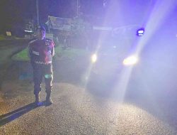 Polres Batu Bara Gelar Patroli Blue Light Antisipasi 3C dan Kejahatan Jalanan