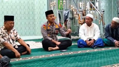 Kapolsek Medang Deras Gelar Cooling System dan Shalat Subuh Bersama Warga Desa Lalang