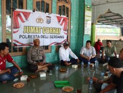 Polresta Deli Serdang Rutin Gelar Jumat Curhat, Dengar Langsung Keluhan Warga