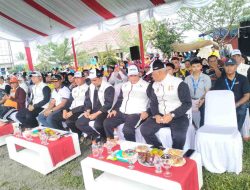 Kapolres Batubara Hadiri Penerimaan Api Obor dan Pelepasan Atlet PON XXI Aceh-Sumut 2024