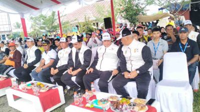 Kapolres Batubara Hadiri Penerimaan Api Obor dan Pelepasan Atlet PON XXI Aceh-Sumut 2024