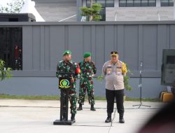 Polres Simalungun Gelar Apel Kesiapan Pengamanan VVIP untuk Kunjungan Presiden Jokowi