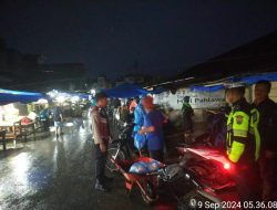 Patroli Preventif di Wilayah Publik, Polsek Kotapinang Amankan Situasi Kamtibmas di Pasar Tradisional