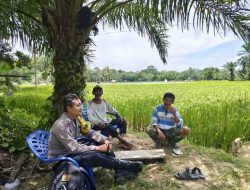 Bhabinkamtibmas Polsek Pangkalan Susu Aktif Sambangi Warga, Tekankan Pesan Kamtibmas Jelang Pilkada 2024