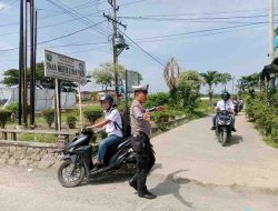 Personel Satlantas Polres Batu Bara Gelar Pengaturan Lalu Lintas di Sejumlah Titik Krusial