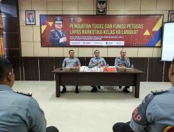 Kadiv PAS Kemenkumham Sumut Perkuat Tugas dan Fungsi di Lapas Narkotika Langkat: Laksanakan Tugas Sesuai SOP.