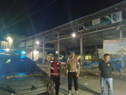 Personel Polsek Labuhan Ruku Laksanakan Patroli Malam, Cegah Gangguan Kamtibmas