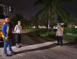 Patroli Malam Polsek Indrapura Berhasil Cegah Aksi Kriminal dan Balap Liar
