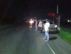 Personel Polsek Lima Puluh Gelar Patroli Malam, Jaga Keamanan dan Cegah Kejahatan di Wilayah Hukum Polsek Lima Puluh