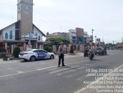 Polres Batubara Lakukan Pengamanan di Gereja untuk Jamin Keamanan dan Kenyamanan Ibadah