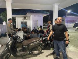 Patroli Malam Polsek Labuhan Ruku Jaga Kondusivitas di Wilayah Hukum Batu Bara