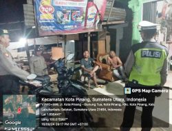 Polsek Kotapinang Gelar Patroli KRYD dan Blue Light Antisipasi Gangguan Keamanan