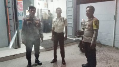Polsek Indrapura Gelar Patroli Malam untuk Antisipasi Gangguan Kamtibmas