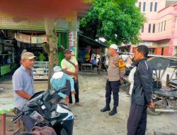 Polsek Indrapura Gelar Patroli Dialogis, Berikan Imbauan Kamtibmas dan Cegah Hoaks