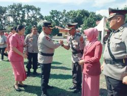 Serah Terima Jabatan 6 Pejabat Utama Polres Serdang Bedagai