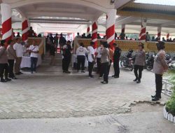 Polres Langkat Amankan Launching Jingle dan Maskot Pilkada 2024 dalam Suasana Meriah